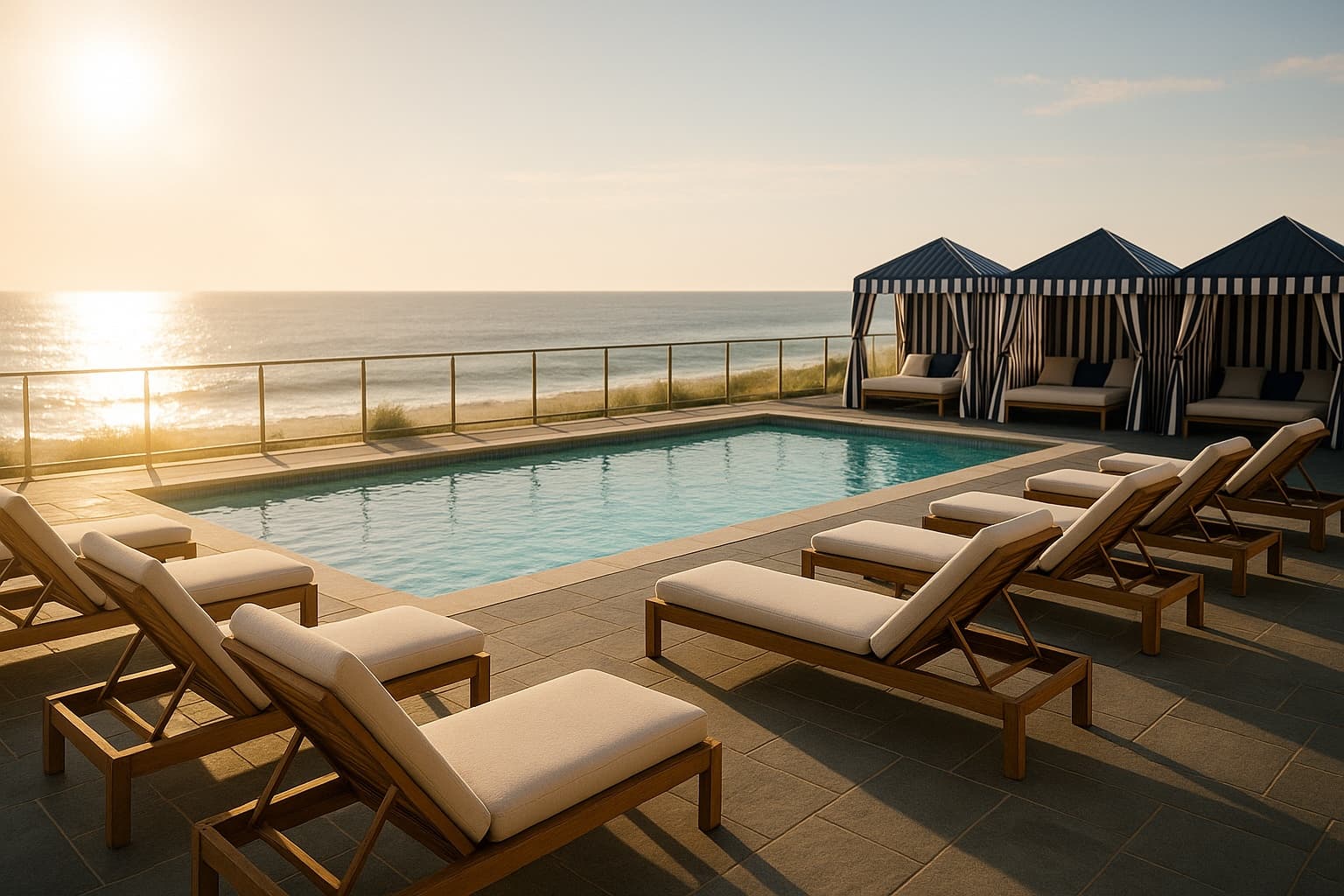 Oceanfront pool
