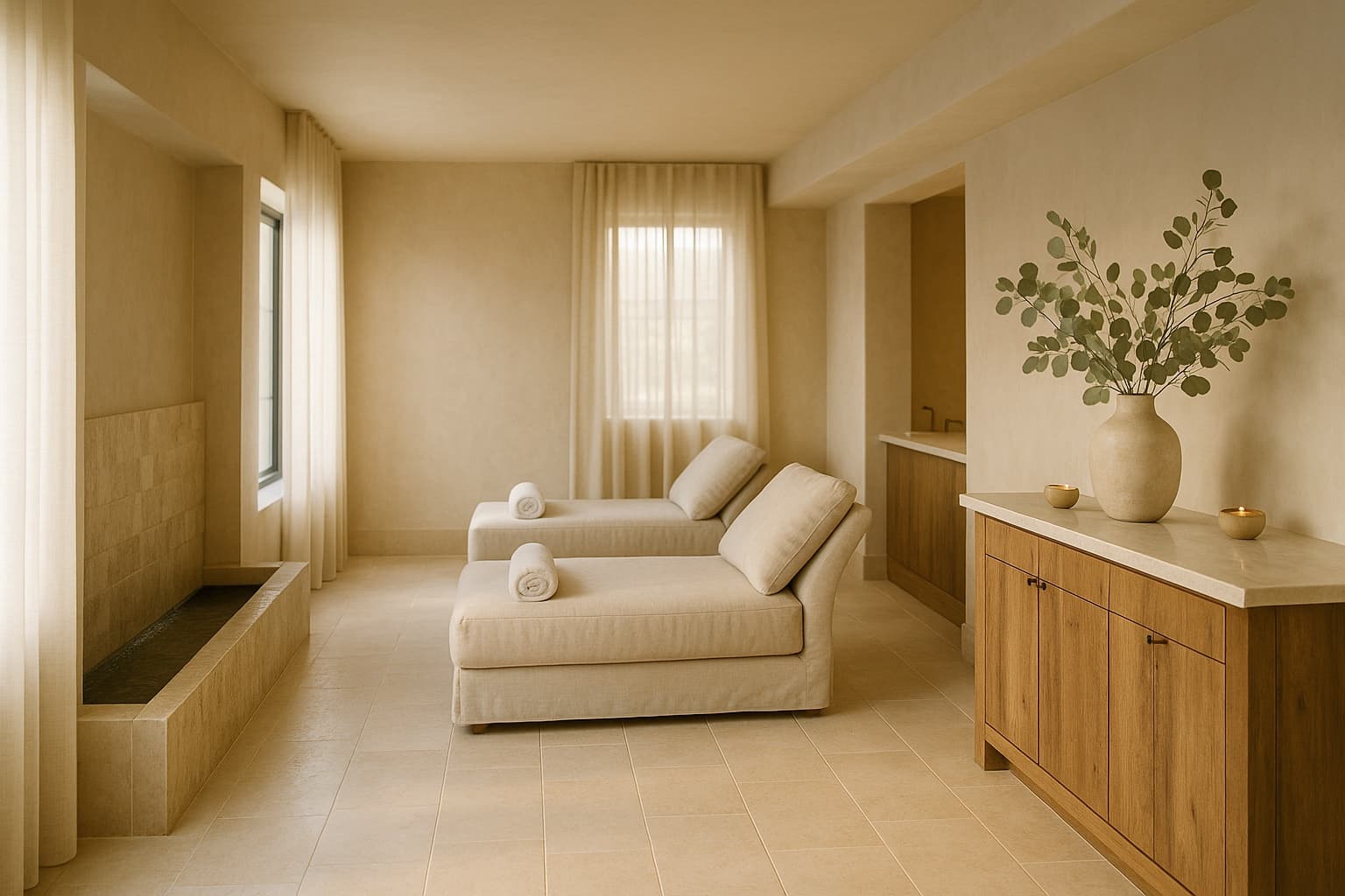 Spa reception